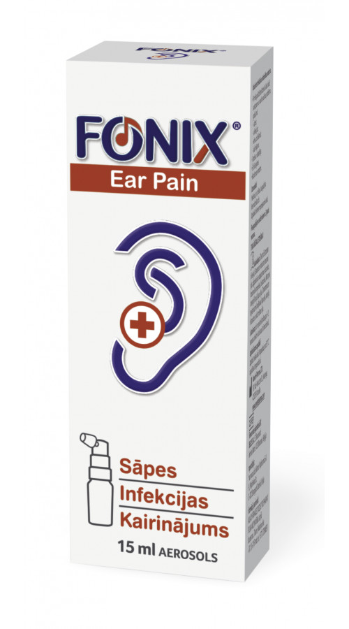 FONIX EAR PAIN AEROSOLS 15ML Centra Aptieka FONIX EAR PAIN AEROSOLS 15ML Centra Aptieka